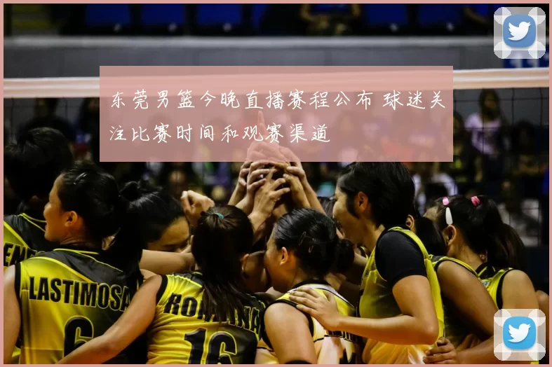东莞男篮今晚直播赛程公布 球迷关注比赛时间和观赛渠道
